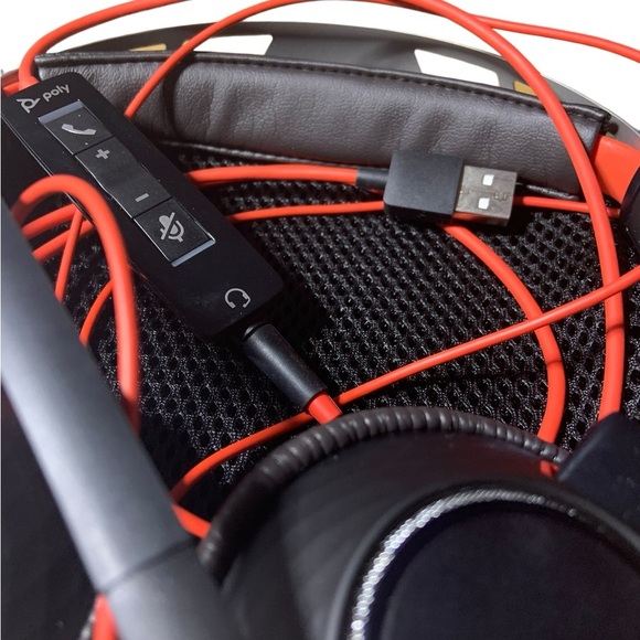 📞🧏🏼‍♀️POLY Headphones Call/Music/Micro Quickstart Blackwire 5200 NEW🧏🏽📞 - Picture 7 of 14